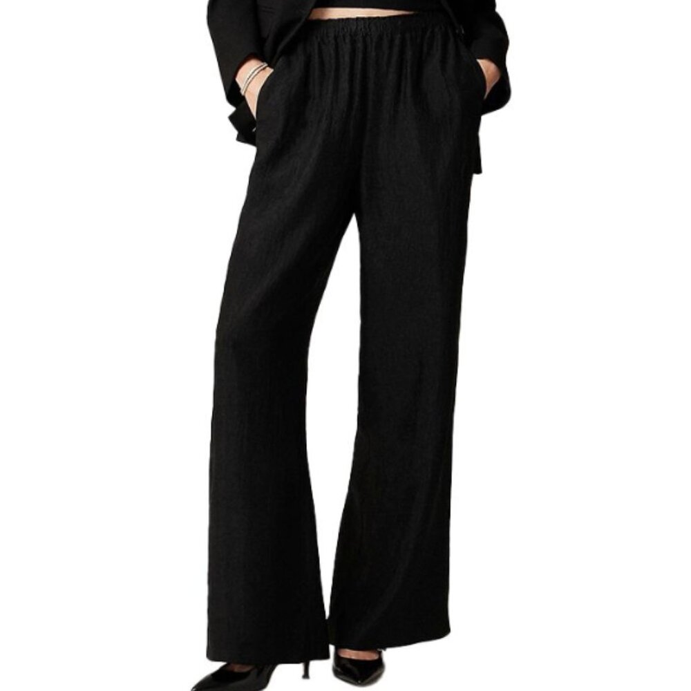 J Crew Stratus Pants - Black - medium petite